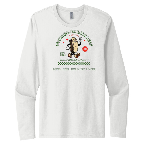 Italian Beef Festival - Unisex Premium Cotton Long Sleeve T-Shirt Thumbnail