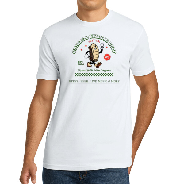 Italian Beef Festival - Unisex Premium Cotton T-Shirt Thumbnail