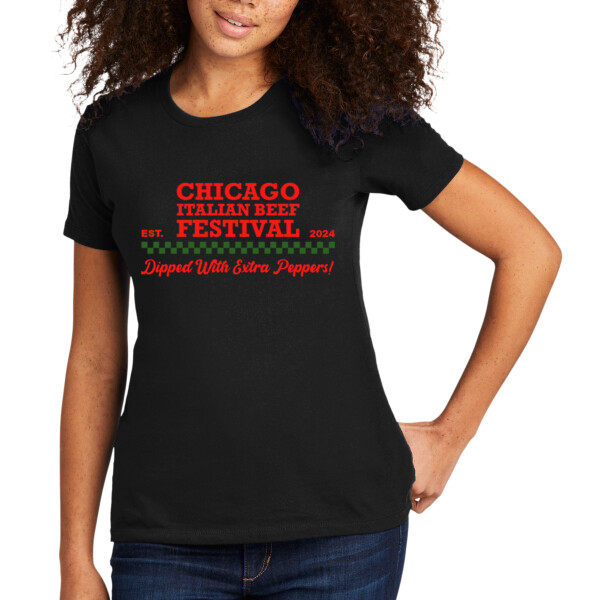 Italian Beef Festival - Women's Premium Cotton Boyfriend T-Shirt Thumbnail