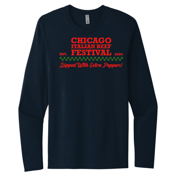 Italian Beef Festival - Unisex Premium Cotton Long Sleeve T-Shirt Thumbnail