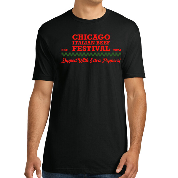 Italian Beef Festival - Unisex Premium Cotton T-Shirt Thumbnail